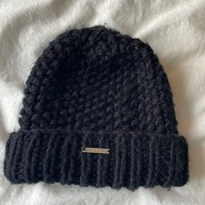 Black Michael Kors winter hat